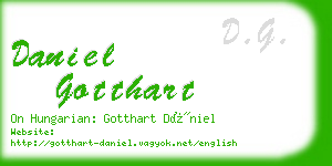 daniel gotthart business card